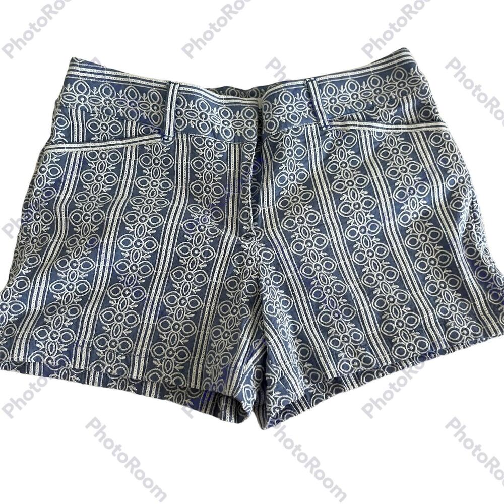 Loft Riviera Shorts Embroidered Design Size 6